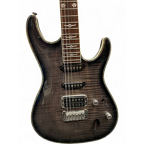 Used Ibanez SA260FM SA Series Trans Charcoal Solid Body Electric Guitar