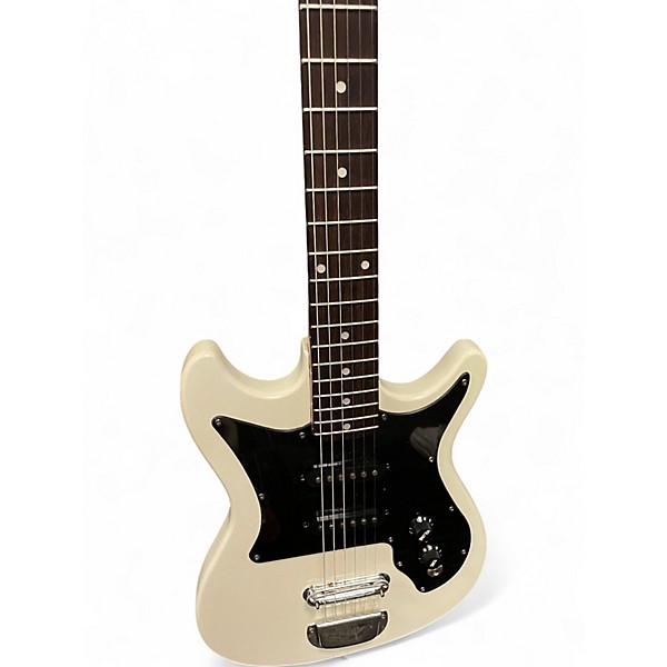 Used Harmony 02813 Alpine White Solid Body Electric Guitar