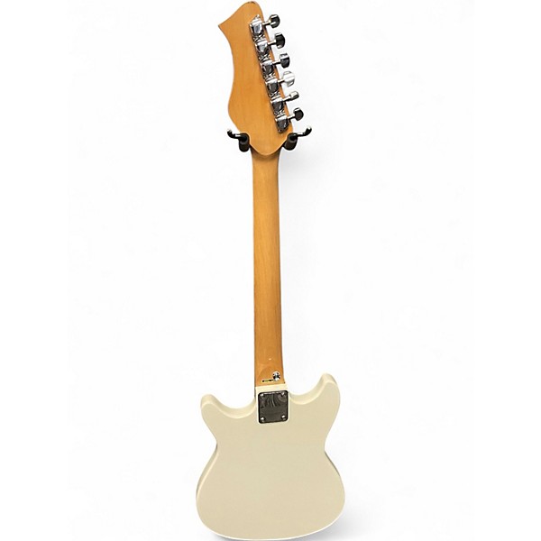 Used Harmony 02813 Alpine White Solid Body Electric Guitar
