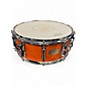 Used Yamaha 5.5X14 Stage Custom Snare Orange Drum thumbnail