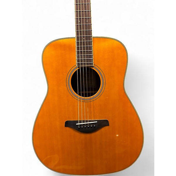 Used Yamaha TRANSACOUSTIC DREADNOUGHT Natural Acoustic Electric Guitar