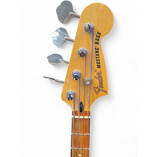 Used Fender Mustang Bass Olympic White Electric Bass Guitar