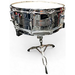 Used GP Percussion 14in Student Snare Chrome Drum