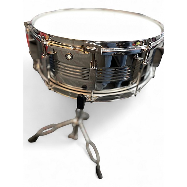 Used GP Percussion 14in Student Snare Chrome Drum