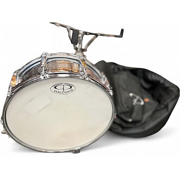 Used GP Percussion 14in Student Snare Chrome Drum