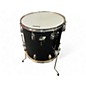 Vintage 1980s Ludwig 4 Piece ROCKER Black Drum Kit