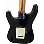 Used 1996 Fender Standard Stratocaster Black and White Solid Body Electric Guitar