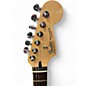Used 1996 Fender Standard Stratocaster Black and White Solid Body Electric Guitar
