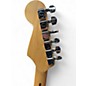 Used 1996 Fender Standard Stratocaster Black and White Solid Body Electric Guitar