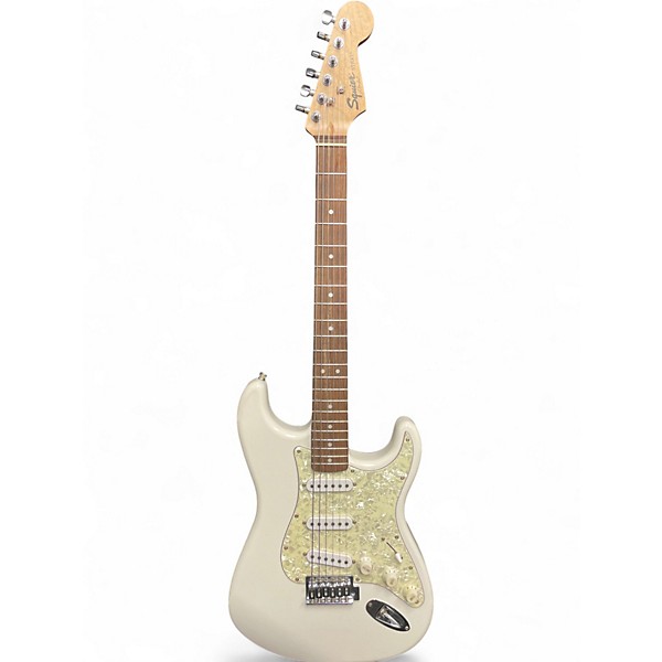 Used Squier Affinity Stratocaster Alpine White Solid Body Electric Guitar