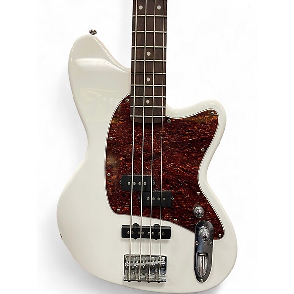 Used Ibanez TMB100 Alpine White Electric Bass Guitar