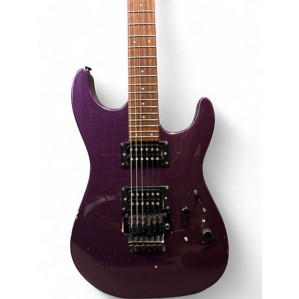Used Squier STAGEMASTER Purple Solid Body Electric Guitar