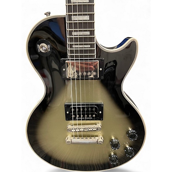 Used Epiphone ADAM JONES ART SERIES LES PAUL CUSTOM Silverburst Solid Body Electric Guitar
