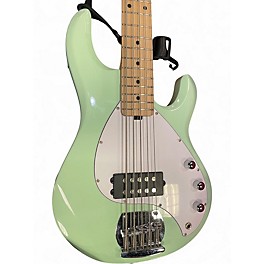 Used Sterling by Music Man StingRay5 Mint Green Electric Bass Guitar