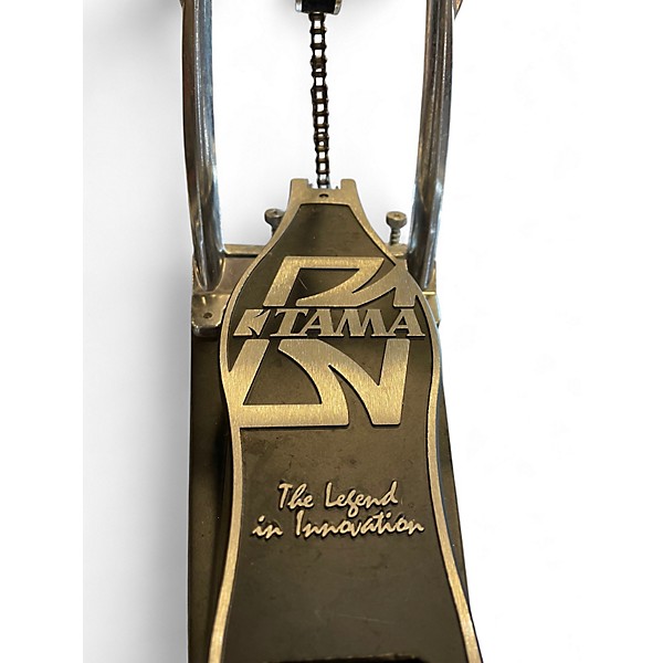 Used TAMA 2.5in HP30TW Double Kick Pedal Black and Silver Drum