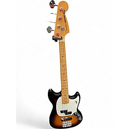 Used Fender player ii mustang pj 3 Color Sunburst Electric Bass Guitar