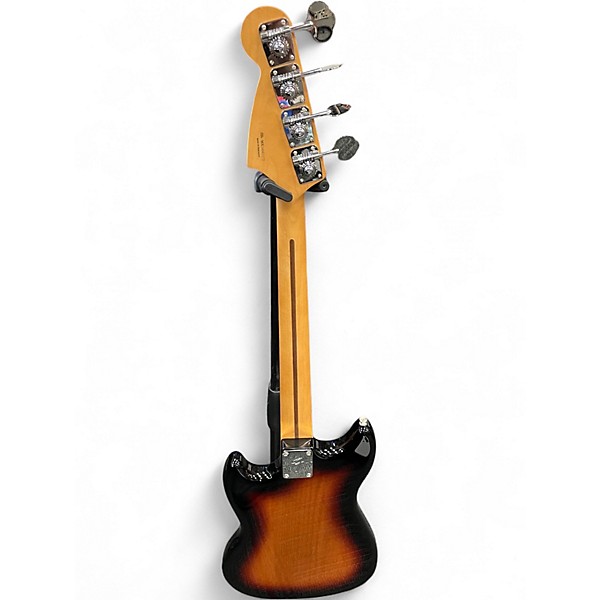 Used Fender player ii mustang pj 3 Color Sunburst Electric Bass Guitar