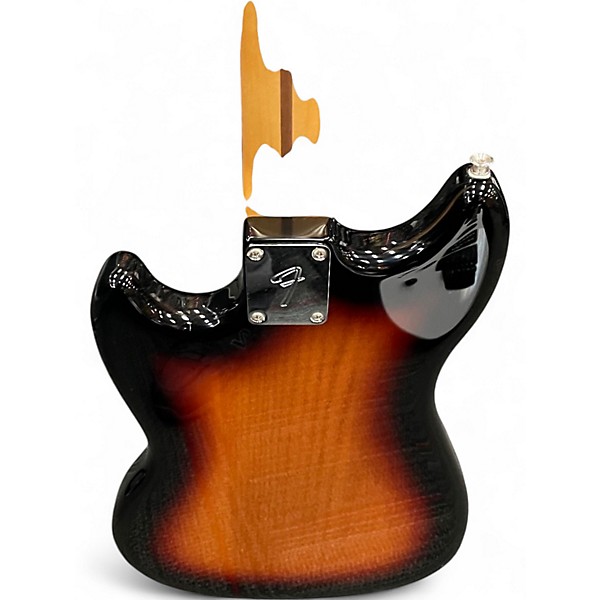 Used Fender player ii mustang pj 3 Color Sunburst Electric Bass Guitar