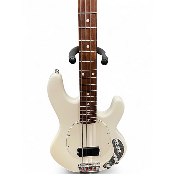 Used Ernie Ball Music Man stingray slo special White Electric Bass Guitar