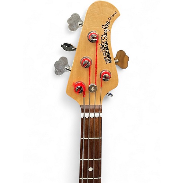 Used Ernie Ball Music Man stingray slo special White Electric Bass Guitar