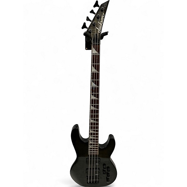 Used Jackson JS3Q Trans Black Electric Bass Guitar