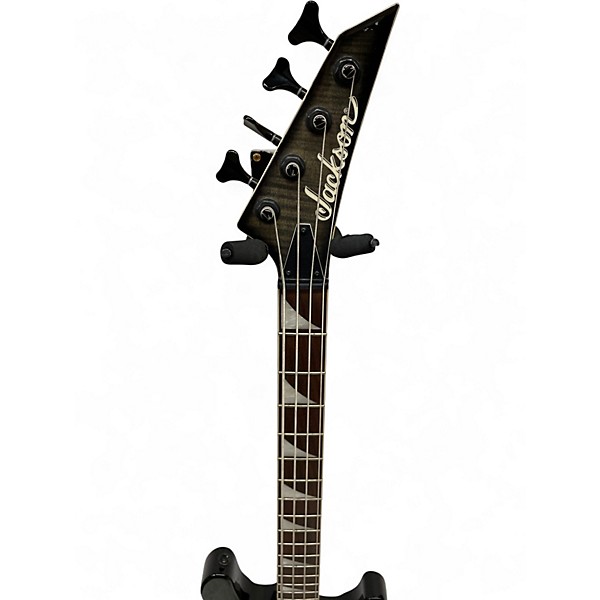Used Jackson JS3Q Trans Black Electric Bass Guitar