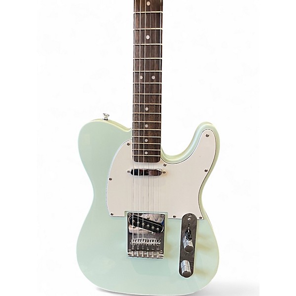 Used Squier Bullet Telecaster Surf Green Solid Body Electric Guitar