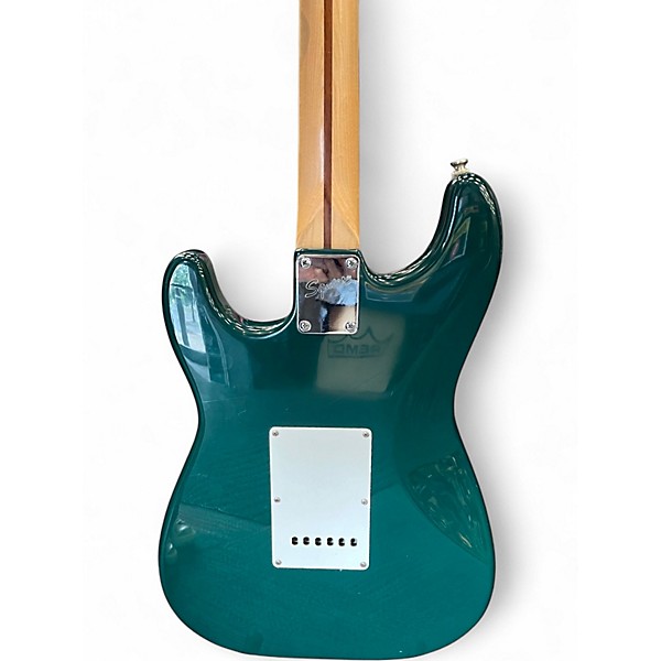 Used Squier Affinity Stratocaster Green Solid Body Electric Guitar