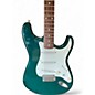 Used Squier Affinity Stratocaster Green Solid Body Electric Guitar
