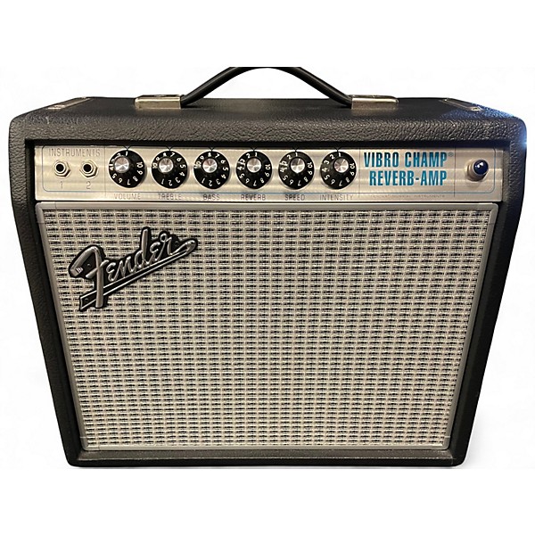 Used Fender 68 custom vibro champ reverb Tube Guitar Combo Amp