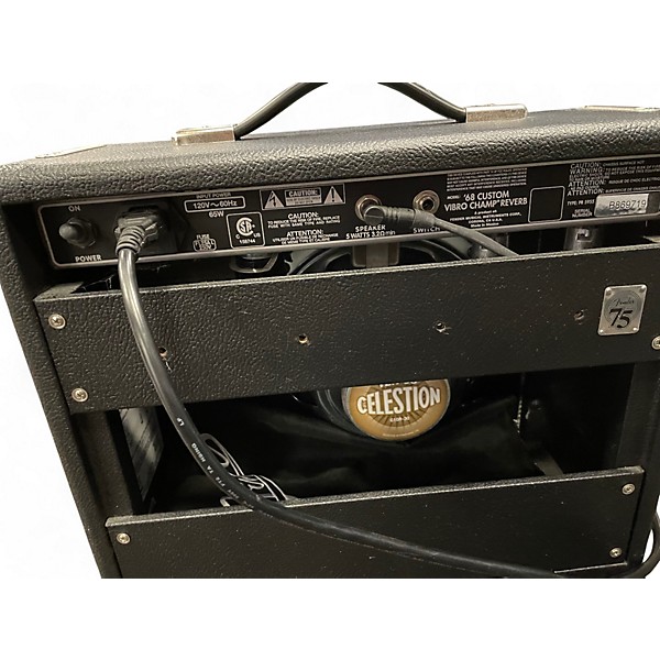 Used Fender 68 custom vibro champ reverb Tube Guitar Combo Amp