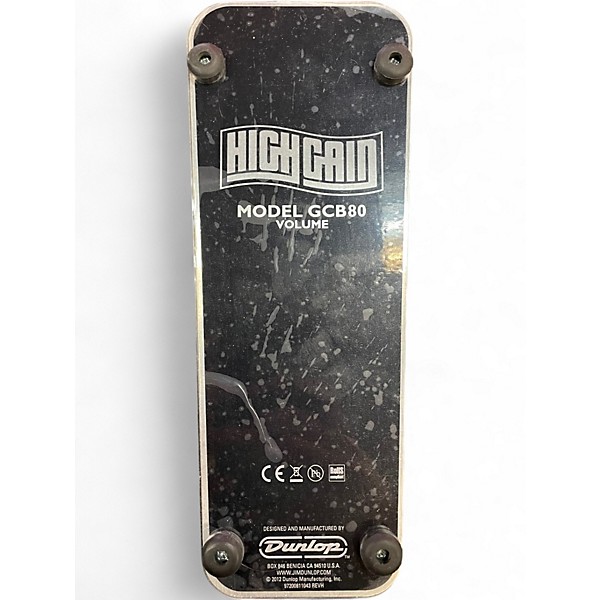 Used Dunlop GCB80 High Gain Volume Pedal