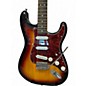 Used Squier STRAT 3 Color Sunburst Solid Body Electric Guitar