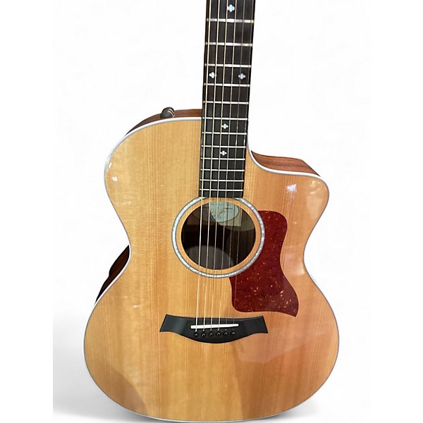 Used Taylor 214CE DLX Natural Acoustic Guitar