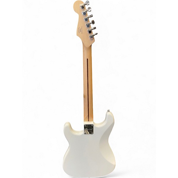 Used Squier Bullet Stratocaster Alpine White Solid Body Electric Guitar
