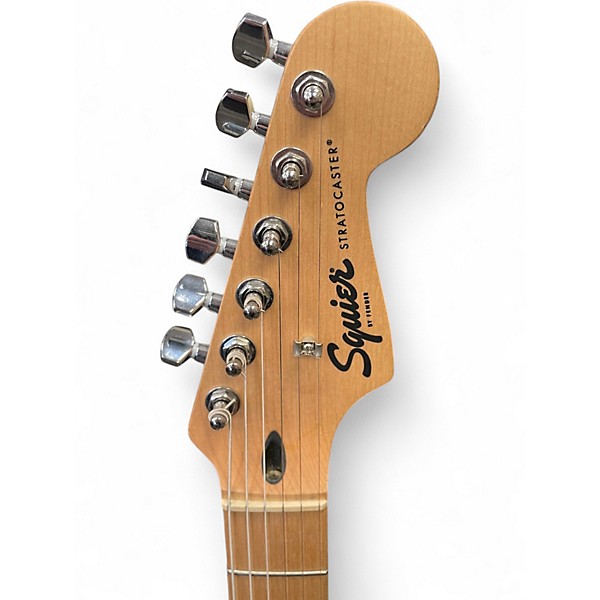 Used Squier Bullet Stratocaster Alpine White Solid Body Electric Guitar