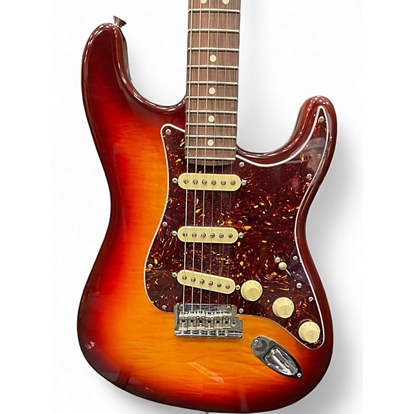 Used Fender 70th Anniversary American Professional II Stratocaster 3 Color Sunburst Solid Body Electric Guitar