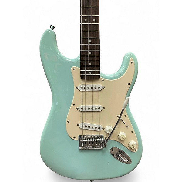 Used Squier Bullet Stratocaster Seafoam Green Solid Body Electric Guitar