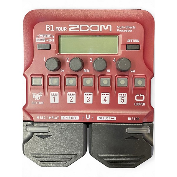 Used Zoom B1 FOUR Bass Effect Processor