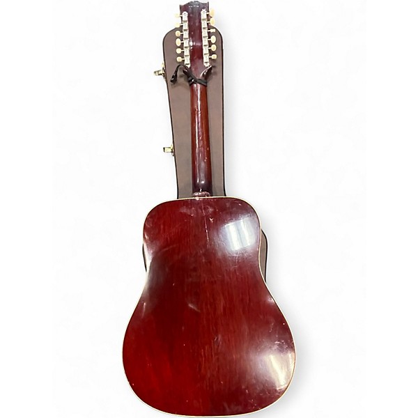Vintage 1967 Gibson Gibson B45/12 Heritage Cherry Sunburst 12 String Acoustic Electric Guitar