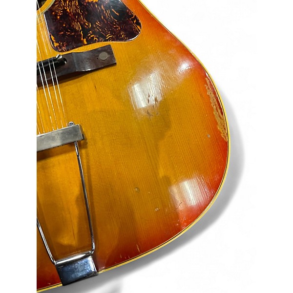 Vintage 1967 Gibson Gibson B45/12 Heritage Cherry Sunburst 12 String Acoustic Electric Guitar