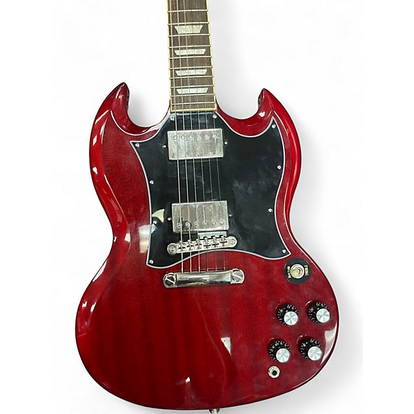 Used Epiphone SG Cherry Solid Body Electric Guitar