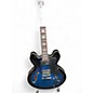 Used Glarry Semi Hollow Blue to Black Fade Hollow Body Electric Guitar thumbnail