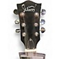 Used Glarry Semi Hollow Blue to Black Fade Hollow Body Electric Guitar