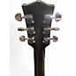 Used Glarry Semi Hollow Blue to Black Fade Hollow Body Electric Guitar