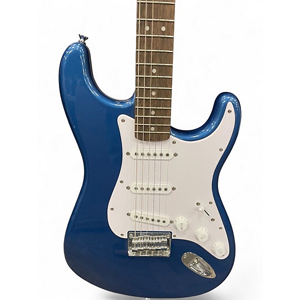 Used 2022 Squier Bullet Stratocaster Hardtail Lake Placid Blue Solid Body Electric Guitar