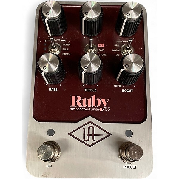 Used Universal Audio RUBY '63 Effect Pedal