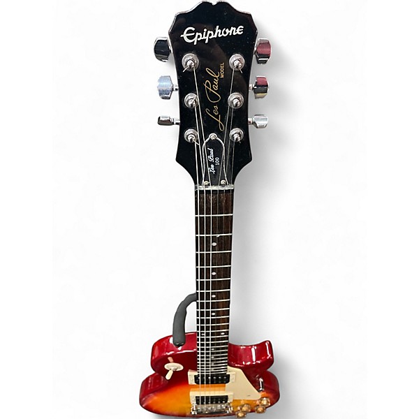 Used Epiphone Les Paul 100 Bolt On 2 Color Sunburst Solid Body Electric Guitar
