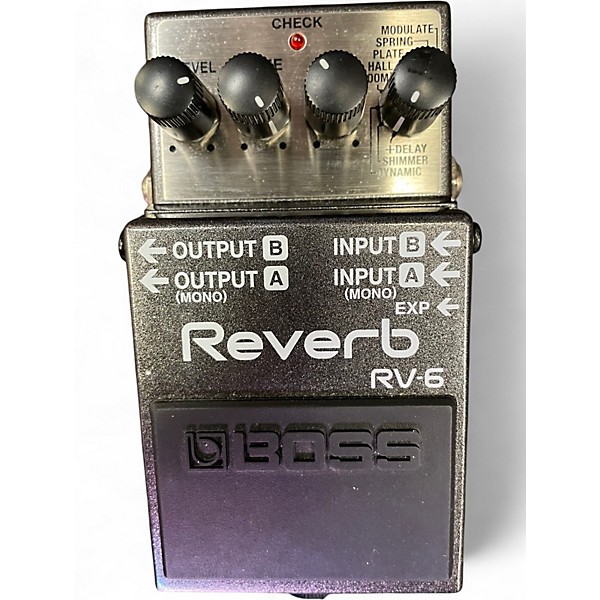 Used BOSS RV6 Digital Reverb Effect Pedal