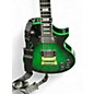 Used 10s LP Style Green Solid Body Electric Guitar